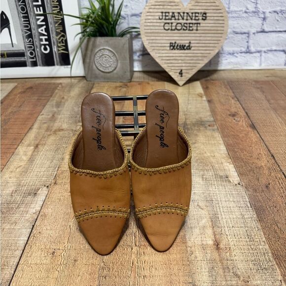 Free People San Marino Leather Slip-on Flats - Picture 7 of 12